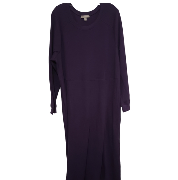 Woman Within Thermal Waffle Knit A-line dress Size 22-24 - Picture 2 of 4